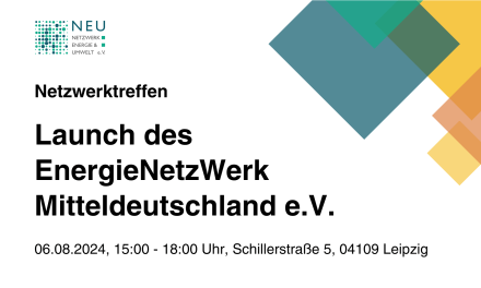 Launch des EnergieNetzWerk Mitteldeutschland e.V.